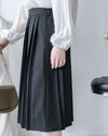 Pleated Skirt 細緻車褶舒適百褶裙/ SK8915 （pre-order 11月24截單)