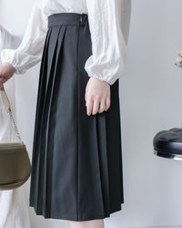 Pleated Skirt 細緻車褶舒適百褶裙/ SK8915 （pre-order 11月24截單)