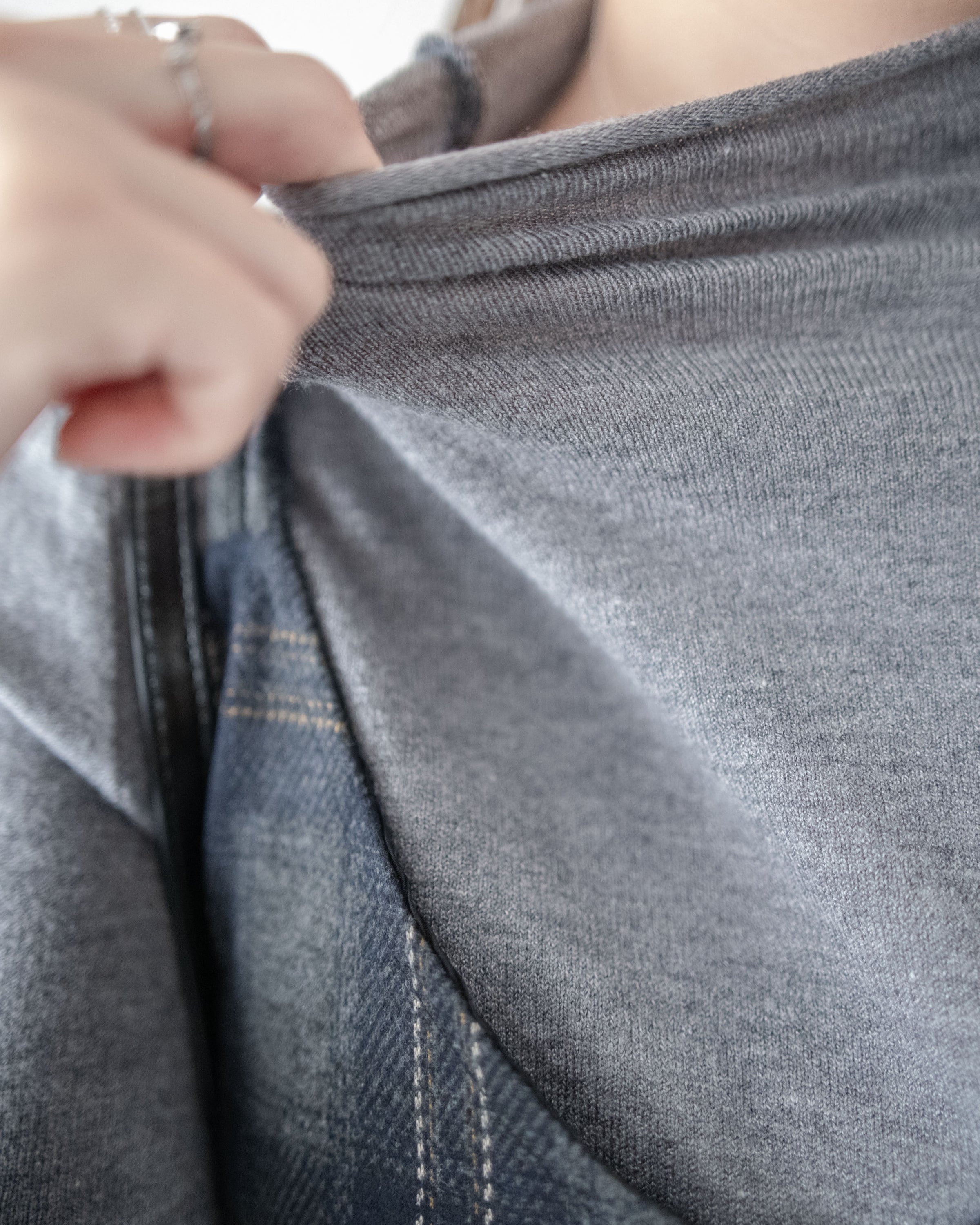 Check Set 後交叉帶吊帶格紋連身裙 （一Set兩件）/SE8096