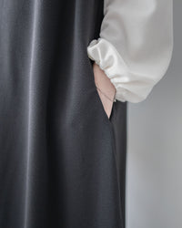 Square Neck Vest Dress 隨性輕優雅平領口吊帶裙/ DS1030