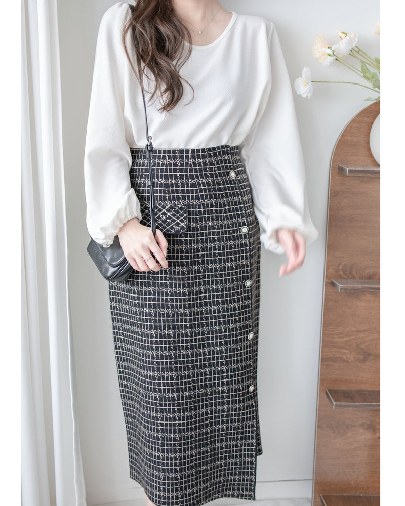 Annie Blouse 百搭防皺特色紋理上衣/ TP9198