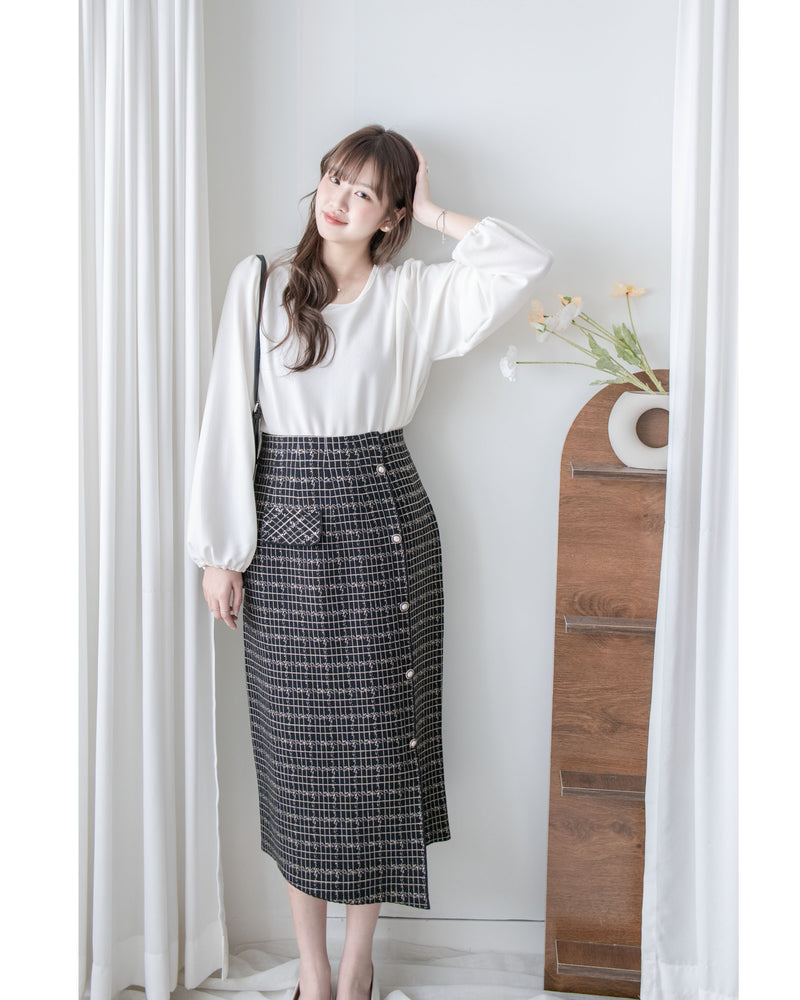 Annie Blouse 百搭防皺特色紋理上衣/ TP9198