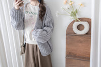 Knit Cardigan 百搭垂感織紋輕便外套/ CD8153