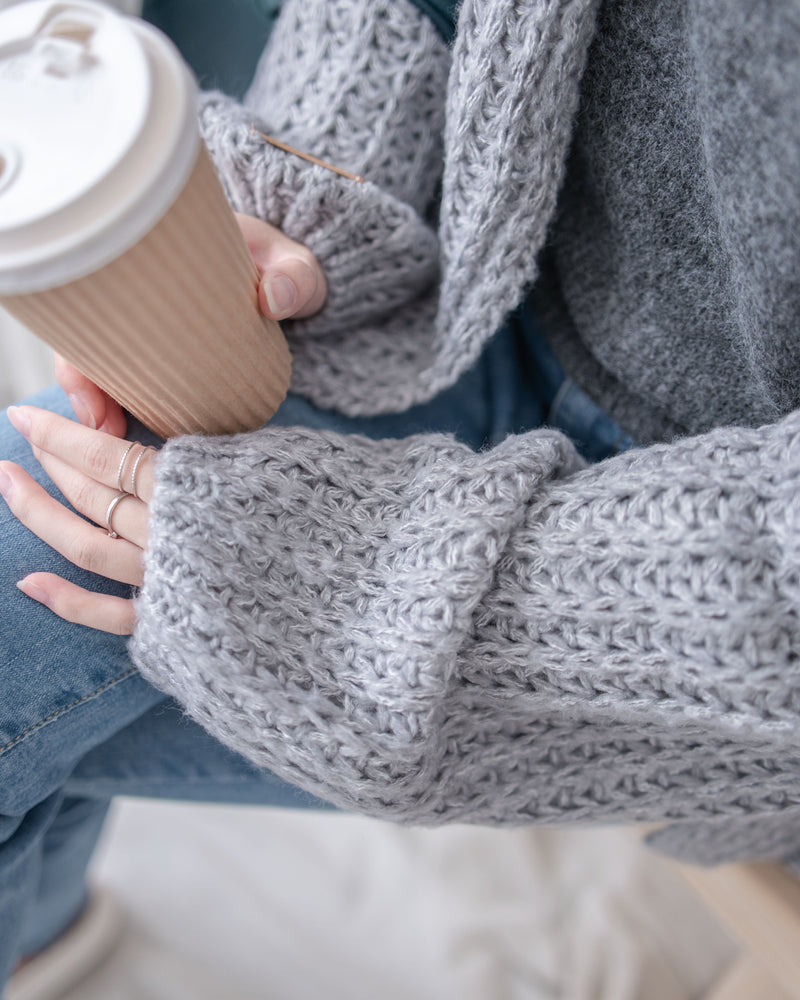 Knit Cardigan 百搭垂感織紋輕便外套/ CD8153