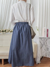 Round Edge Chiffon Blouse 圓角細領口雪紡上衣/ BU9088