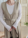 Anden Tee 舒適膚感彈性通花木耳邊/ TP9109 （pre-order Lemon Chiffon)