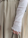 Anden Tee 舒適膚感彈性通花木耳邊/ TP9109 （pre-order Lemon Chiffon)