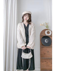 Knit Cardigan 百搭垂感織紋輕便外套/ CD8153