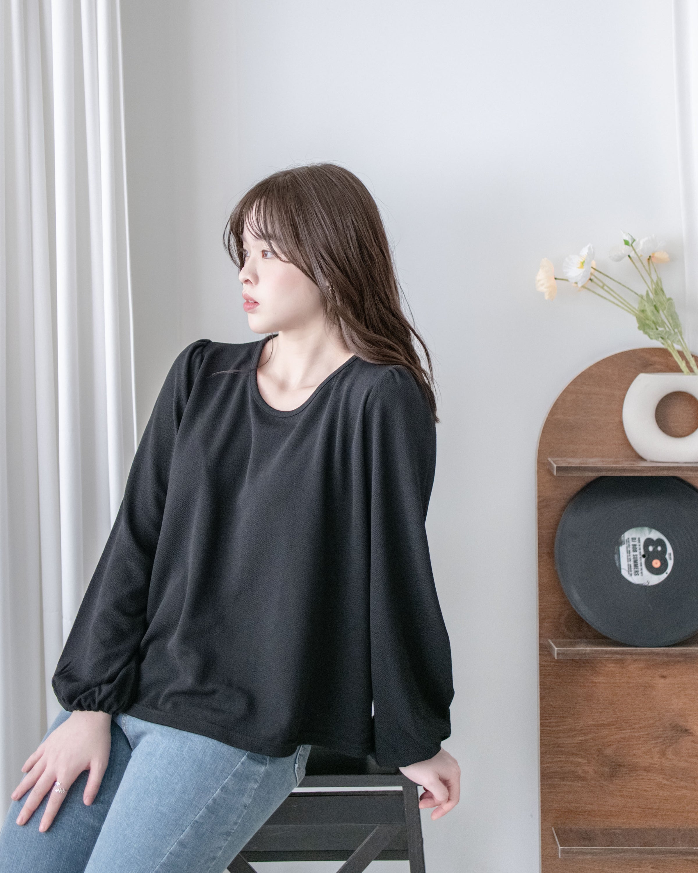 Annie Blouse 百搭防皺特色紋理上衣/ TP9198