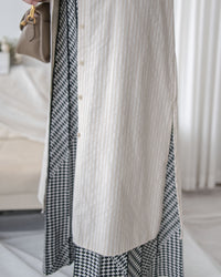 Stripe Dress 細直條紋襯衫裙或外套 / DS1038