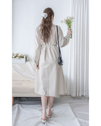 Stripe Dress 細直條紋襯衫裙或外套 / DS1038