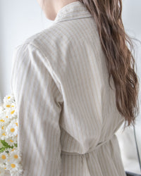 Stripe Dress 細直條紋襯衫裙或外套 / DS1038