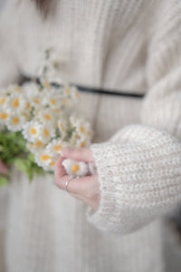 (售完即止 不設補貨） Belt Knit Top 船領織紋連腰帶修腰針織上衣/ DS1036