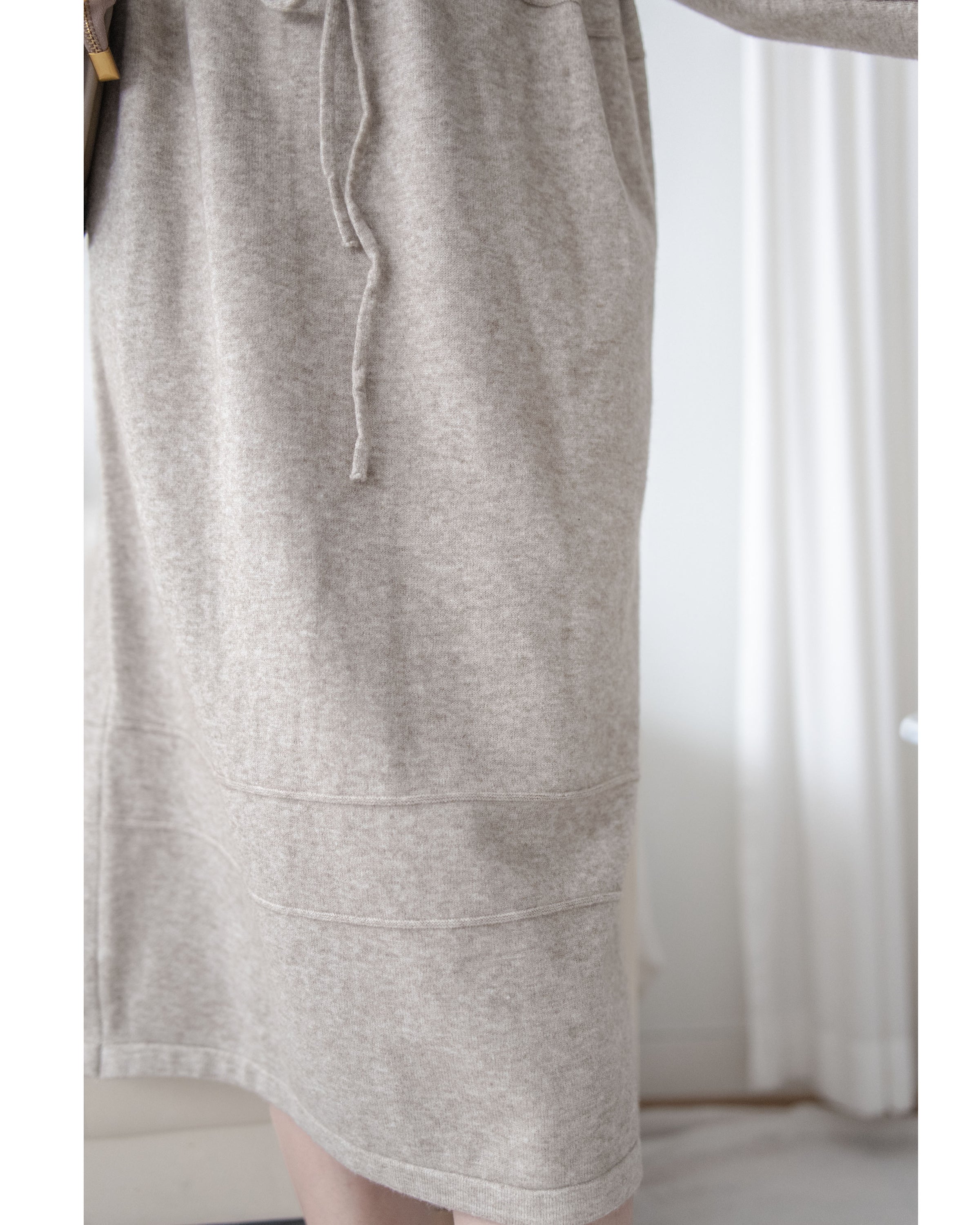 Soft Knit Dress 簡約日常立體線條設計裙/ DS1043