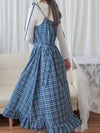 2-way Classic Check Dress 兩著配件裝飾修腰格子連身裙/ DS9824 (Pre-order 3月5截單)