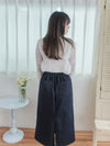 (限量現貨回歸) Feather Daisy, Blouse 羽毛花花前橡筋裙擺上衣 /BU9091
