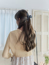 Floral Fabric Wrap Clip/ HA8127