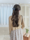 Floral Fabric Wrap Clip/ HA8127