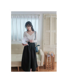 Flair Skirt 前車褶微立體裙擺半裙/ SK8871