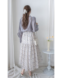 Floral Skirt 雪紡小碎花傘形裙 / SK8917