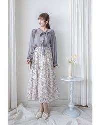 Floral Skirt 雪紡小碎花傘形裙 / SK8917