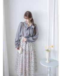 Floral Skirt 雪紡小碎花傘形裙 / SK8917