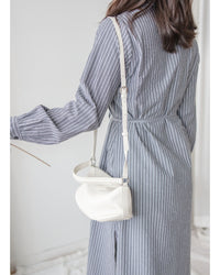 Stripe Dress 細直條紋襯衫裙或外套 / DS1038