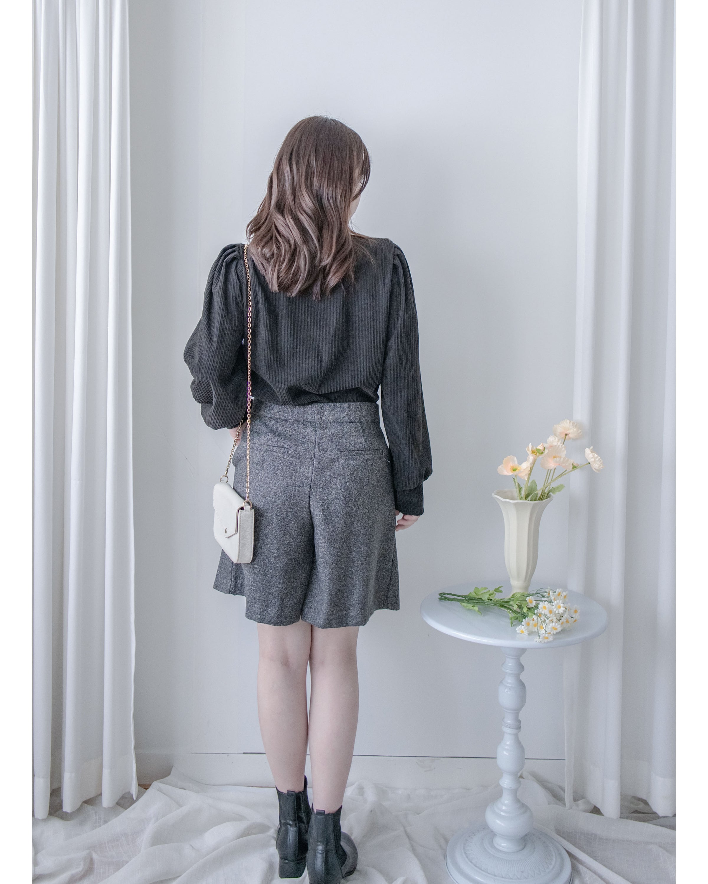 Alice Skirt Pants 不規則設計A字剪裁裙褲 / PT8473