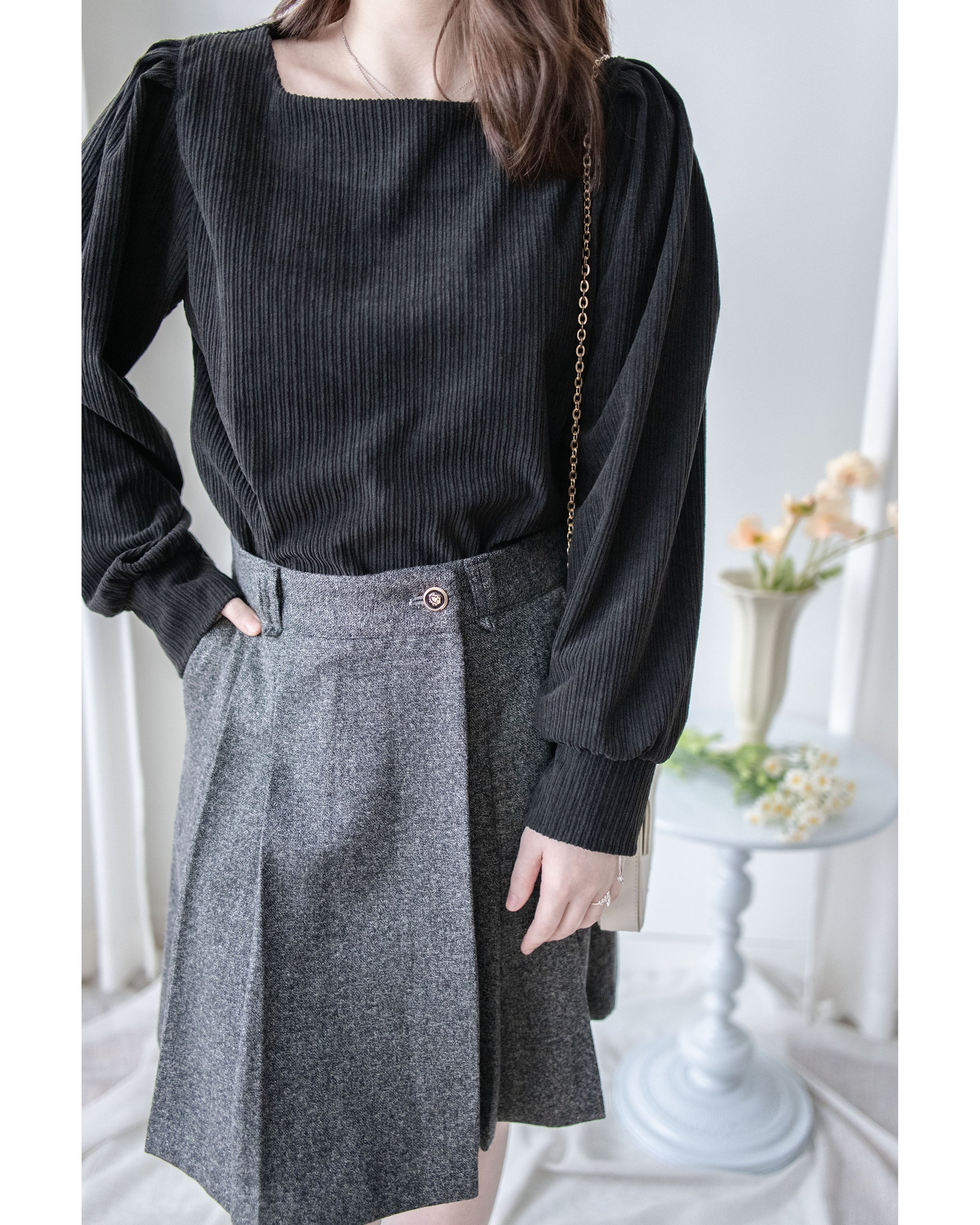 Alice Skirt Pants 不規則設計A字剪裁裙褲 / PT8473