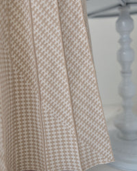 Pleated Pattern Knit Skirt 千鳥格設計感針織彈性百褶裙 / SK8920