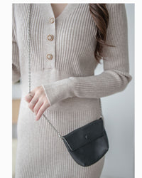 Sophie Dress 柔軟彈性羅紋針織打底裙 / DS1035