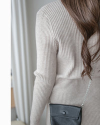 Sophie Dress 柔軟彈性羅紋針織打底裙 / DS1035