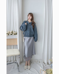 Mixed Knit Cardigan 綿綿顆粒感混毛針織外套或上衣/ CD8154