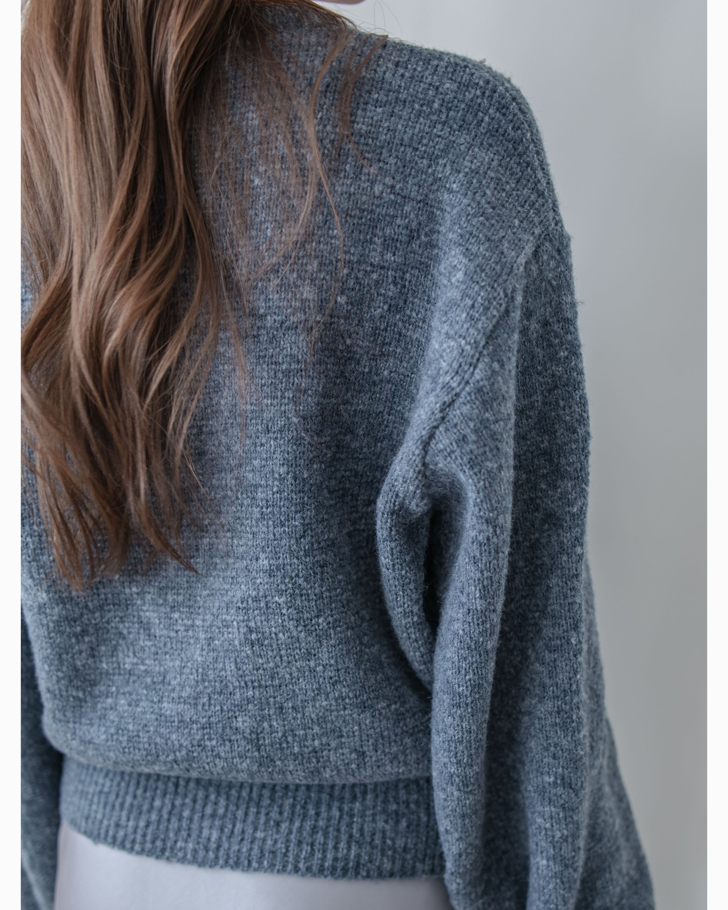 Mixed Knit Cardigan 綿綿顆粒感混毛針織外套或上衣/ CD8154