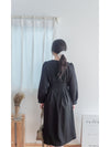 Square Collar Dress 彈性修身方領連身裙/ DS9851 (Black sold out)
