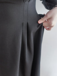 Square Collar Dress 彈性修身方領連身裙/ DS9851 (Black sold out)