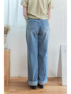 High Waist pocket Jeans 洗水雙口袋高腰長腿牛仔褲/ PT8452