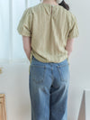 High Waist pocket Jeans 洗水雙口袋高腰長腿牛仔褲/ PT8452
