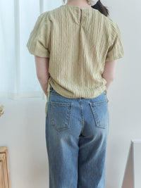 High Waist pocket Jeans 洗水雙口袋高腰長腿牛仔褲/ PT8452