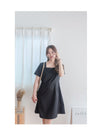 Coco Dress 方領假修腰膝上連身裙/ DS9853