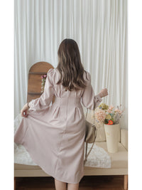Square Collar Dress 彈性修身方領連身裙/ DS9851 (Black sold out)