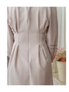 Square Collar Dress 彈性修身方領連身裙/ DS9851 (Black sold out)