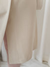 Ribbon Pleated Skirt 長度剛好腰身修身顯瘦百褶裙/ SK8876