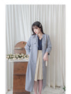 Ruffle Cotton Top 荷葉領口恤衫設計感棉上衣/ BU9095