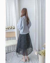 Mixed Knit Cardigan 綿綿顆粒感混毛針織外套或上衣/ CD8154