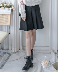 Pleated Skirt 顯瘦A形立體打褶口袋半裙 / SK8923