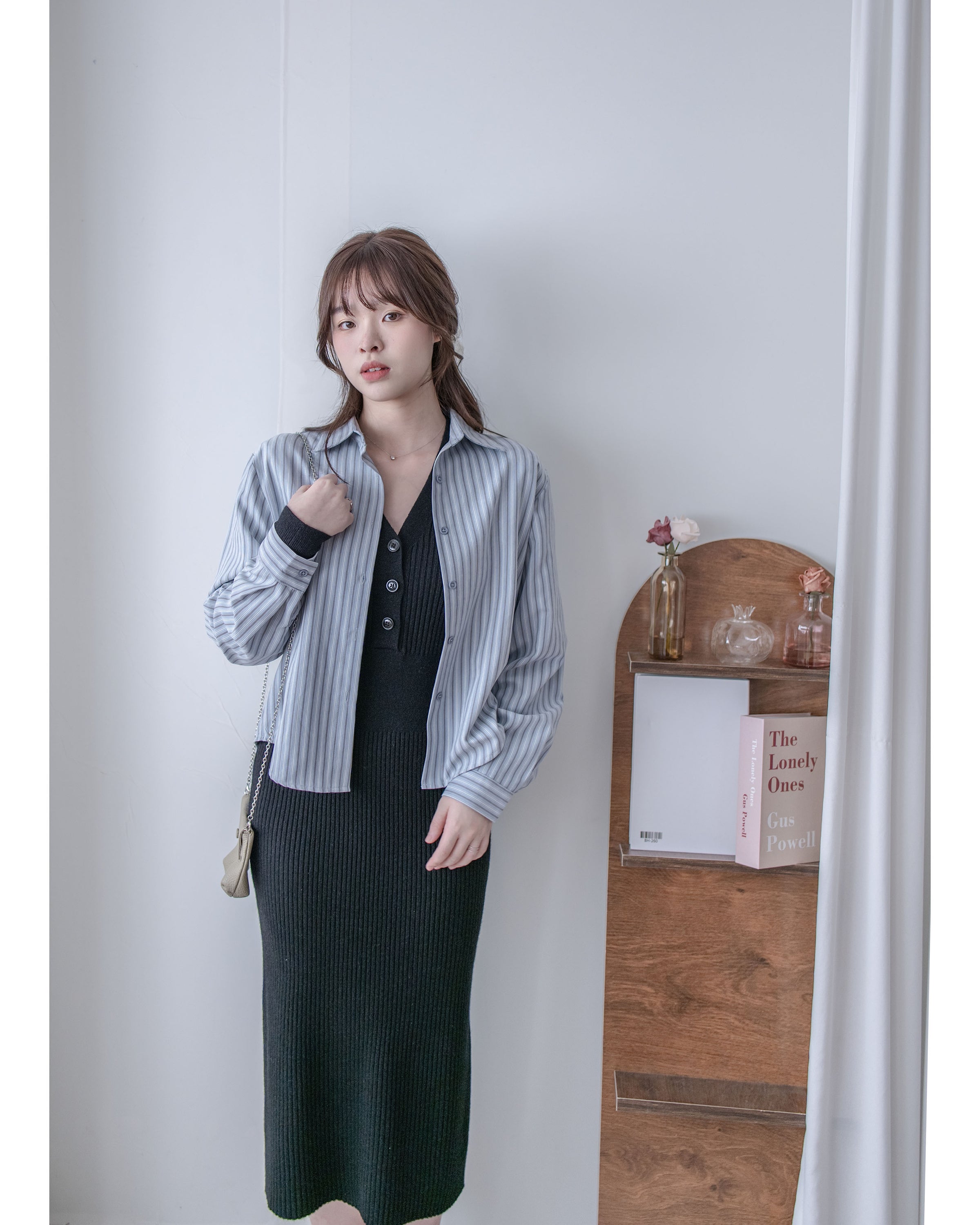 Sophie Dress 柔軟彈性羅紋針織打底裙 / DS1035