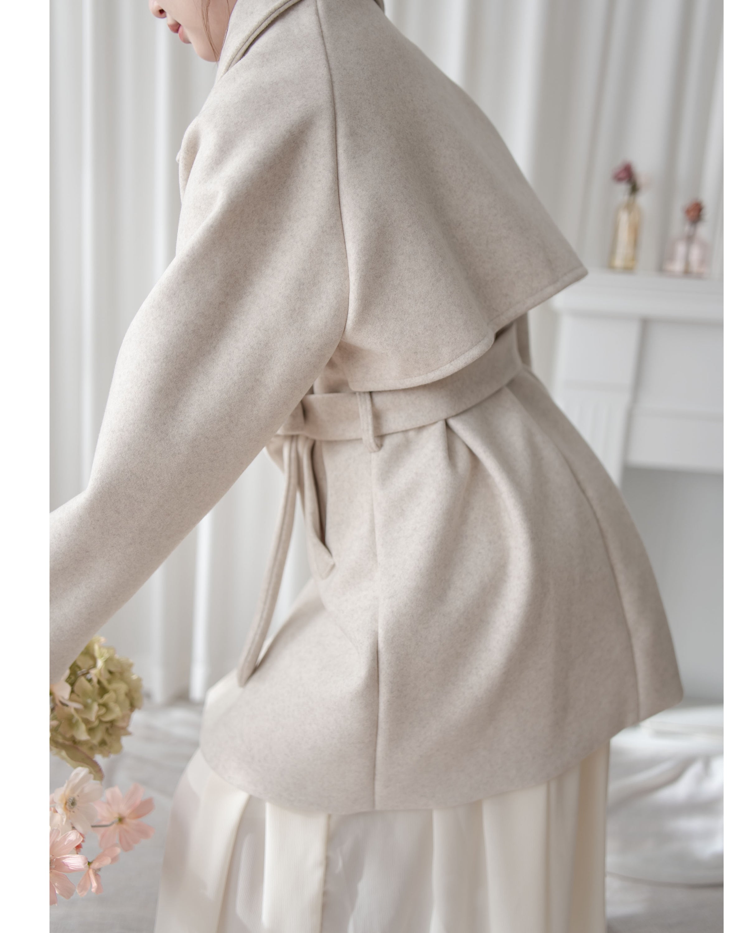 Sophie Cardigan 立體裁片設計感A字傘狀外套/ CT8028