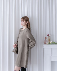 Charlotte Dress 內絨毛後置式雙口袋連身裙/ DS1056