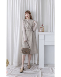 Vest Dress 立體中線車縫V領背心裙 / DS1054 (pre-order 1月25截單)